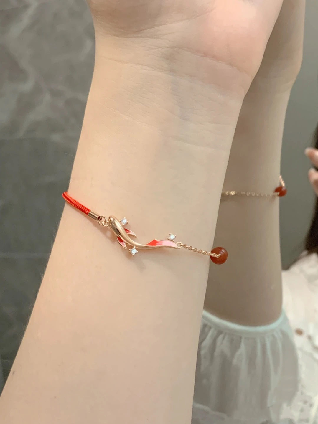 Koi red rope bracelet