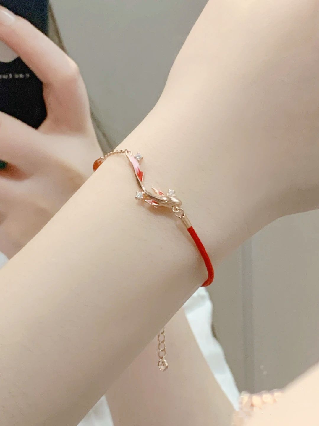 Koi red rope bracelet