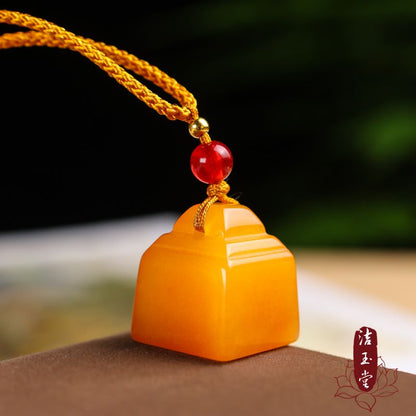 Jinsi jade seal pendant