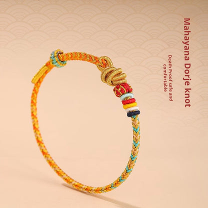 Colorful rope bracelet