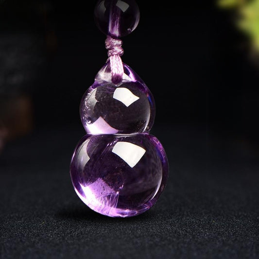 Amethyst gourd pendant