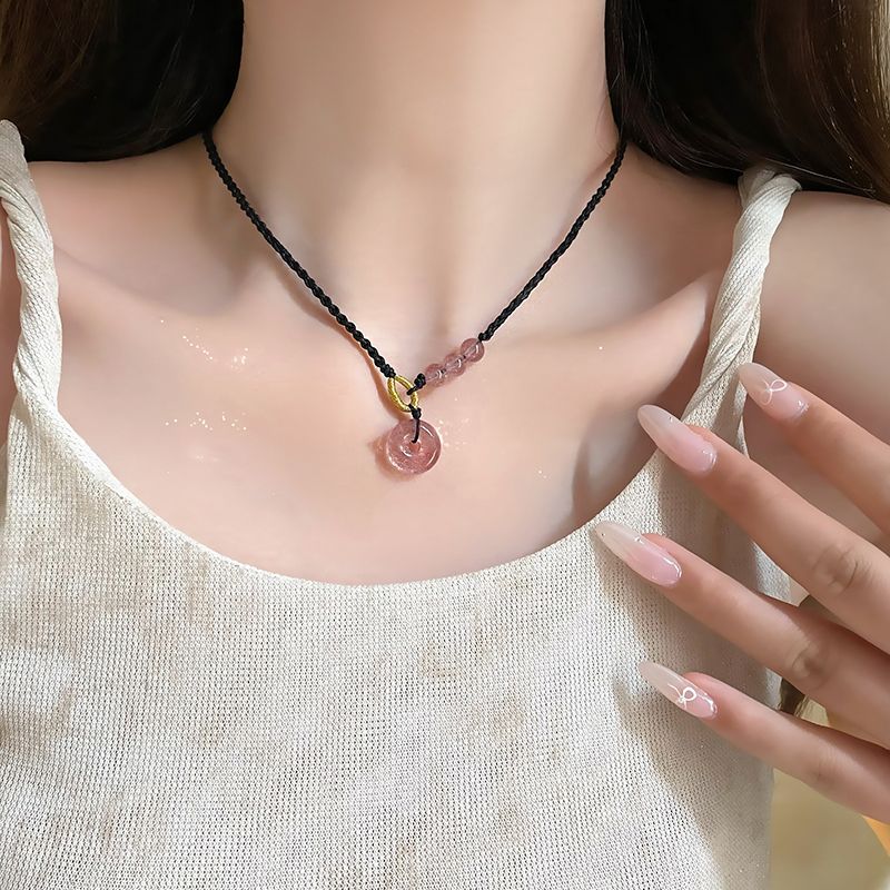 Peace buckle necklace